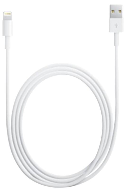 Apple USB Lightning Kabel MD818ZM/A 1 x USB A Stecker auf 1 x Lightning Kabel Stecker Weiß