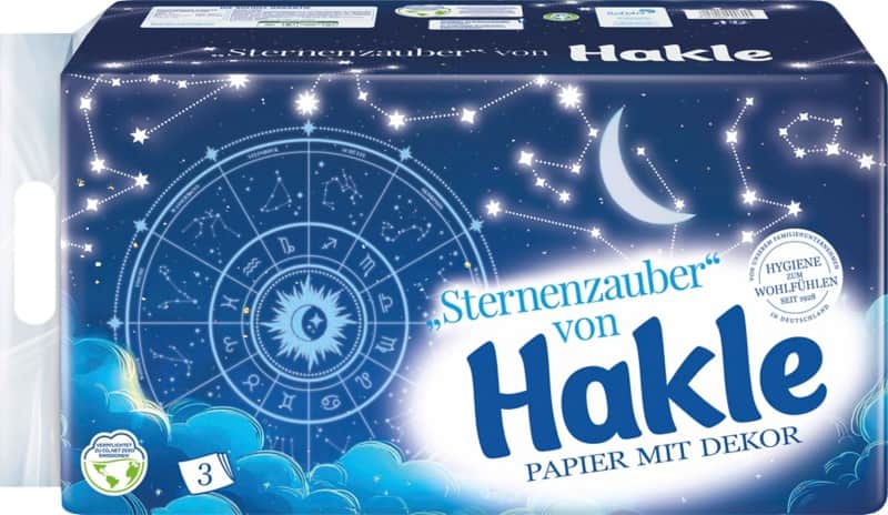 Hakle Toilettenpapier 3-lagig 10270 16 Rollen à 150 Blatt