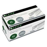 Leitz Electric E2 Heftklammern E2 55690000 Verzinkter Stahl Silber 2500 Heftklammern