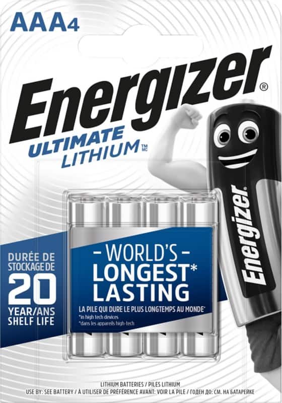 Energizer Batterie Ultimate Lithium FR03 AAA 1250 mAh Lithium (Li) 1.5 V 4 Stück