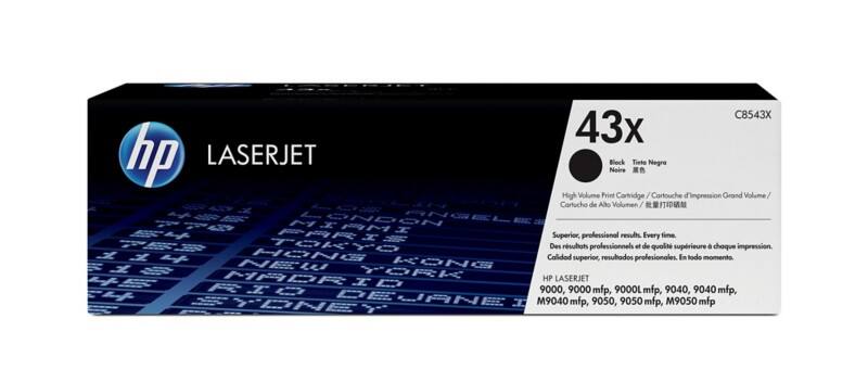 HP 43X Original Tonerkartusche C8543YC Schwarz