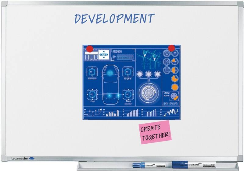 Legamaster Professional Whiteboard Wandmontiert Magnetisch Emaille Einseitig 120 (B) x 120 (H) cm