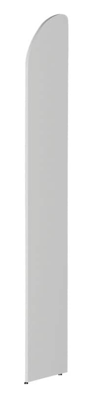 Kerkmann Dante Holz Abschlusswange 19 x 325 x 1.900 mm Weiß