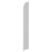 Kerkmann Abschlusswange Regalsystem Dante Weiß 19 x 325 x 1.900 mm