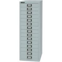 Bisley Schubladenschrank 15 Silber 279 x 380 x 860 mm