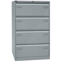 Bisley Light Hängeregistraturschrank Light Silber 800 x 622 x 1.321 mm