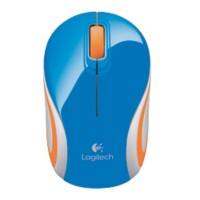 Logitech Kabellose Maus Beidhändig M187 Mini Blau