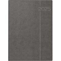 BRUNNEN Tagebuch 2025 DIN A4 1 Tag / 1 Seite Deutsch Grau