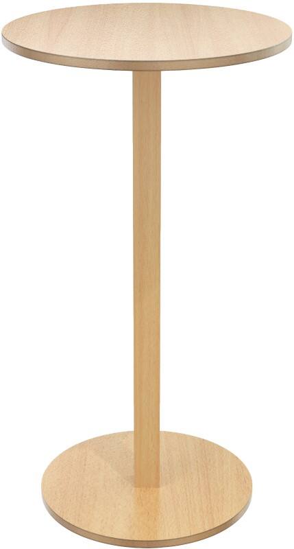 meet powered by PAPERFLOW Stehtisch WOODY Buche MDF Buche 600 x 600 x 1.100 mm