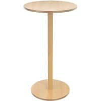 meet powered by PAPERFLOW Stehtisch WOODY Buche MDF Buche 600 x 600 x 1.100 mm