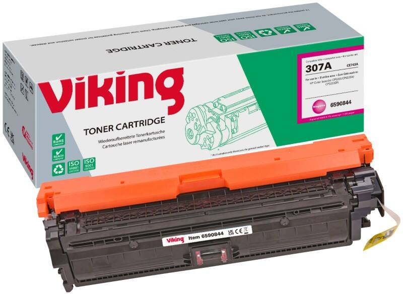 Viking 307A Kompatibel HP Tonerkartusche CE743A Magenta