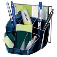 Office Depot Schreibtisch-Organizer Polystyrol Mitternachtsblau 15,8 x 14,3 x 9,3 cm