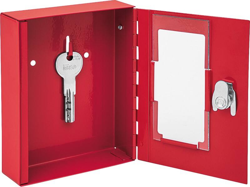 Wedo Notschlüsselkasten/10250102X, rot; B120 x H150 x T40 mm