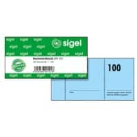 Sigel Garderobenmarke GN101 10,5 x 5 cm Perforiert 100 Blatt