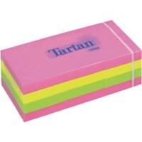 Tartan Haftnotizen 51 x 38 mm Neon Farbig sortiert 12 Blöcke à 100 Blatt