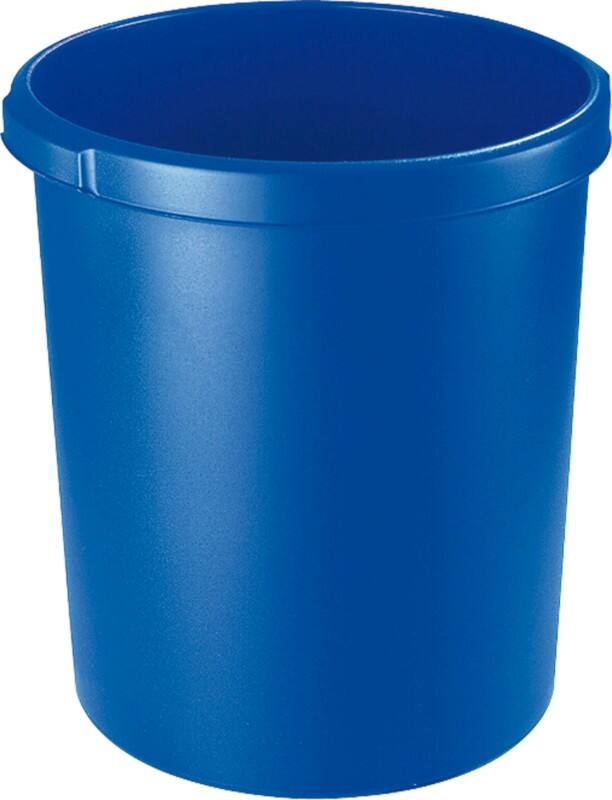 Han Papierkorb/1834-14 blau, rund, 30 Liter