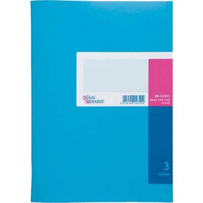 K+E Spaltenbücher /8612031-7103K40, blau, 3 Spalten, DIN A4, Inh.40 Blatt