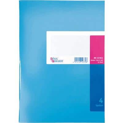 K+E Spaltenbücher 8612041-7104K40, blau, 4 Spalten, DIN A4, Inh.40 Blatt
