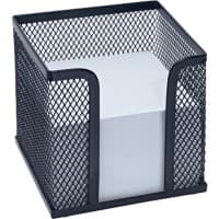 WEDO Zettelbox Mesh Metall Schwarz 10 x 10 x 10 cm