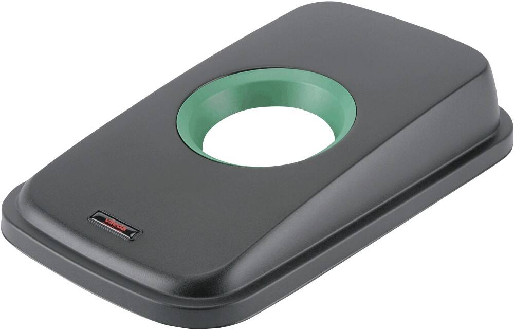 Vileda Abfalleimerdeckel Geo Schwarz, Grün 29 x 49 x 9 cm