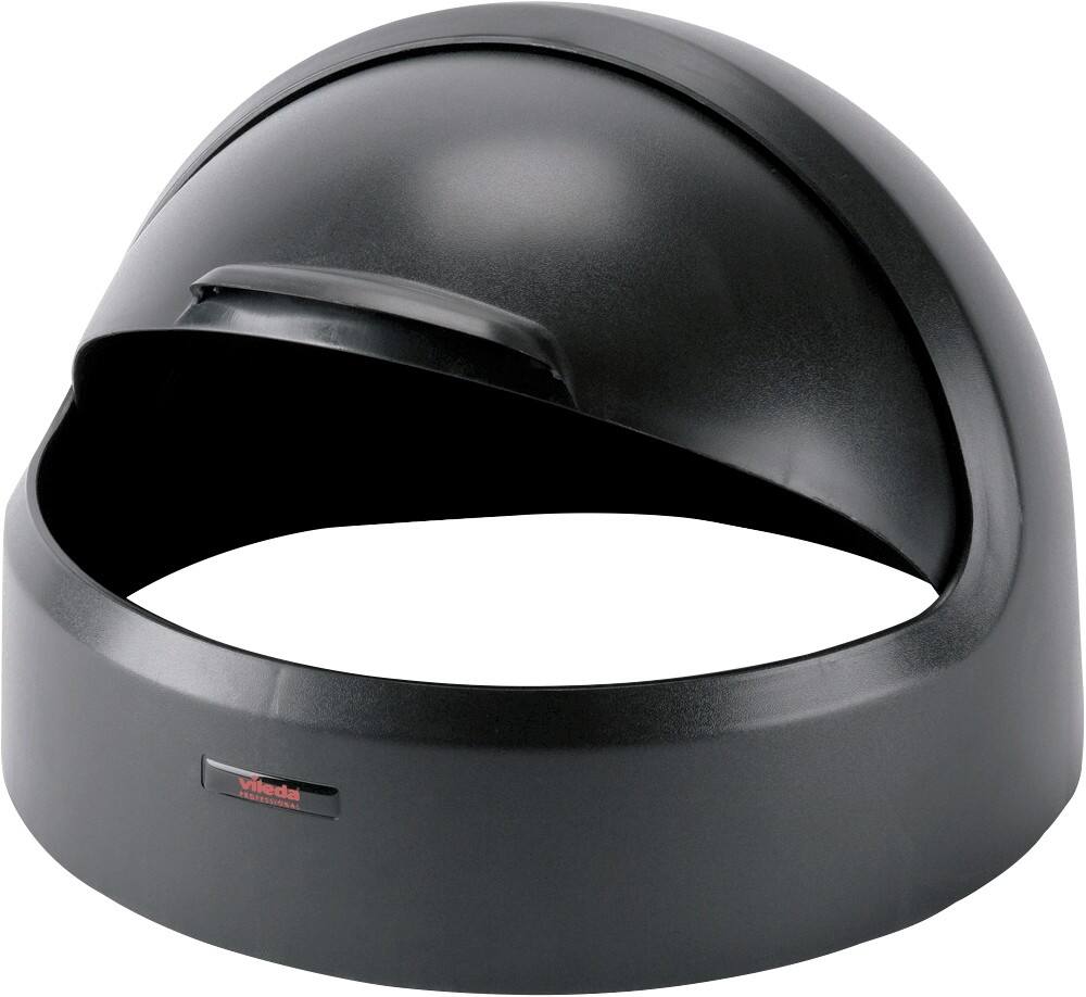 Vileda Abfalleimerdeckel Iris Schwarz 15 x 39 x 26 cm