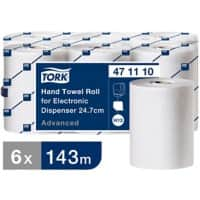 Tork Advanced Falthandtücher H13 Gerollt Blau 2-lagig 290068 6 Rollen à 625 Blatt