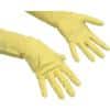 Vileda Handschuhe Der Ökonomische Naturlatex, Baumwolle Größe M Gelb 2 Stück