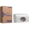 AQUARIUS Toilettenpapierspender 6992 Kunststoff Abschließbar Wandmontage Weiß