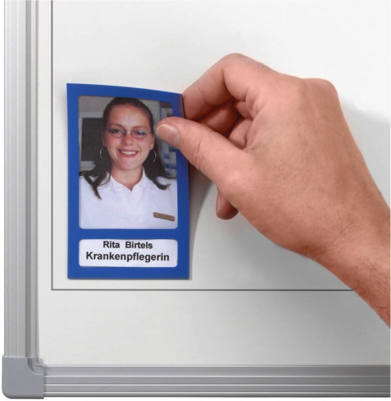 Franken DIN A11 Fototasche Magnetisch Blau Kunststoff FTK 03/5 7,2 (B) x 11,5 (H) cm 5 Stück