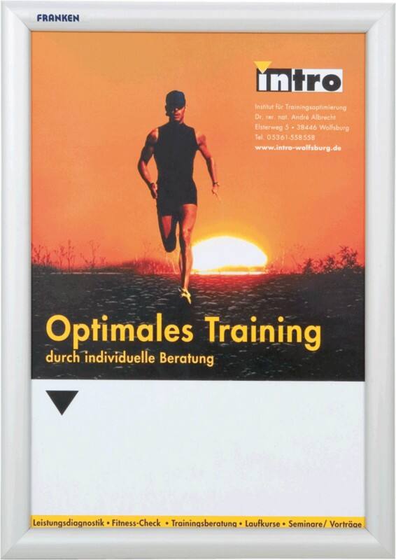 Franken Outdoor DIN A3 Klapprahmen Silber Aluminium BS1702 32,7 (B) x 2,5 (T) x 45 (H) cm