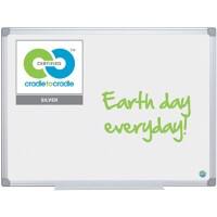 Bi-Office Earth Whiteboard Wandmontiert Magnetisch Keramik Einseitig 90 (B) x 60 (H) cm