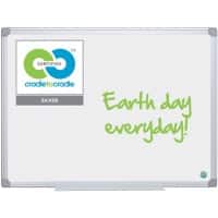 Bi-Office Earth-It Whiteboard Emaille Magnetisch 90 x 60 cm