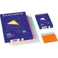 Exacompta Karteikarten 13328B DIN A5 100 Karten Gelb 21,4 x 15 cm 100 Stück