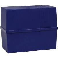 M&M Karteikasten A6 / 66060301SP, schwarz, DIN A6/160x80x128mm