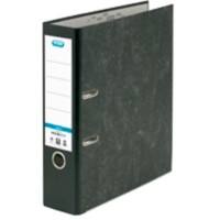 ELBA Smart Original Breit Ordner DIN A4 80 mm Schwarz 2 Ringe Pappkarton Wolkenmarmor Recycled