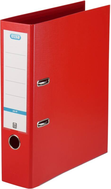 ELBA Smart Pro+ Breit Ordner DIN A4 80 mm Rot 2 Ringe Kunststoff