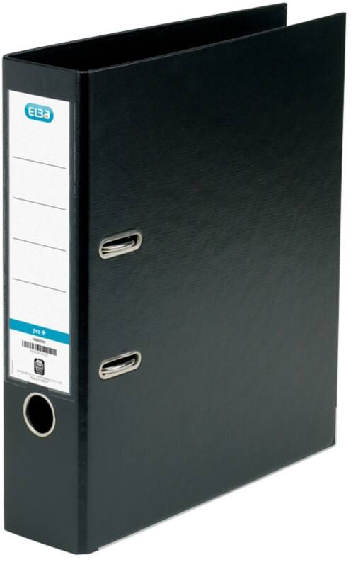 ELBA Smart Pro+ Ordner Breit DIN A4 70 mm Schwarz 2 Ringe 10468 Kunststoff