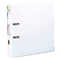Exacompta PremTouch Ordner A4 Maxi 80 mm Weiß 2 Ringe Pappkarton, PP (Polypropylen) Glatt Hochformat