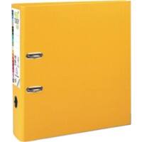 Exacompta PremTouch Ordner DIN A4+ 80 mm Gelb 2 Ringe Pappkarton, PP (Polypropylen) Hochformat