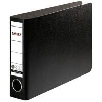 Falken Schmal Ordner DIN A5 50 mm Schwarz 2 Ringe Kunststoff Querformat