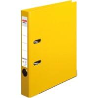 herlitz maX.file Protect plus Ordner DIN A4 55 mm Gelb 2 Ringe Pappkarton, PP (Polypropylen) Texturiert