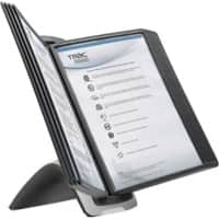 DURABLE Sichttafelsystem 5855-01 DIN A4 Schwarz PP (Polypropylen) 28,5 x 13,5 x 36 cm