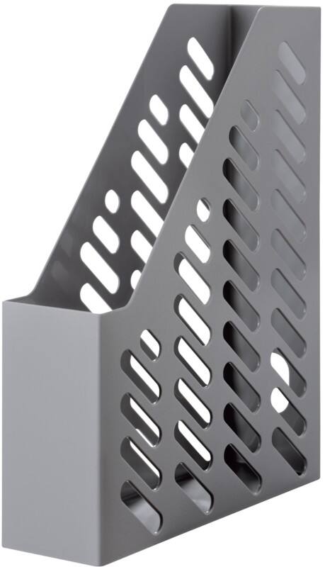 HAN Zeitschriftenordner Karma Polystyrol Öko Grau 7,6 x 24,8 x 31,5 cm