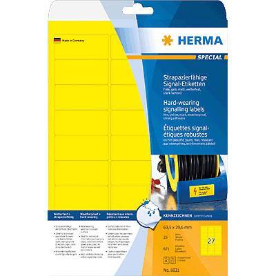 HERMA Etiketten 8031 Gelb 675 Stück