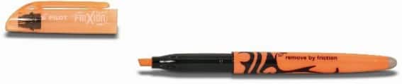 Pilot Frixion Light Textmarker Orange 50% Recycelt Mittel Keilspitze  - 3,8 mm