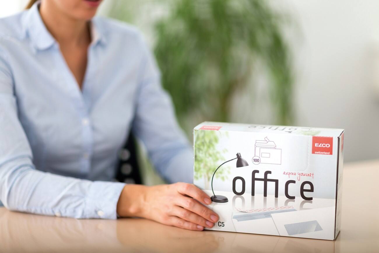 Elco Briefumschläge C5/C6 80 g/m² Weiß Mit Fenster Abziehstreifen 200 Stück