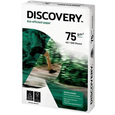 Discovery Eco-efficient DIN A3 Druckerpapier 75 g/m² Glatt Weiß 500 Blatt
