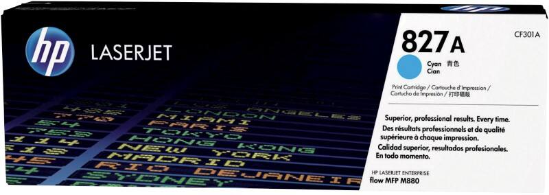 HP 827A Original Tonerkartusche CF301AC Cyan
