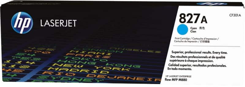 HP 827A Original Tonerkartusche CF301A Cyan