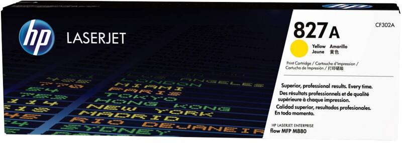 HP 827A Original Tonerkartusche CF302A Gelb